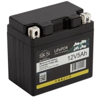Аккумулятор для мототехники SKN LiFePO4 YTX5L-BS (12V/5Ah/80A) [UTX5L-BS, CT1205, YT5L-BS]