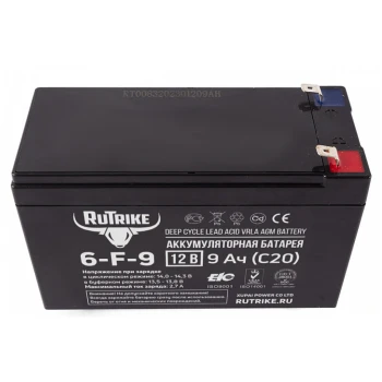Аккумулятор RuTrike 6-F-9 (12V9A/H C20)